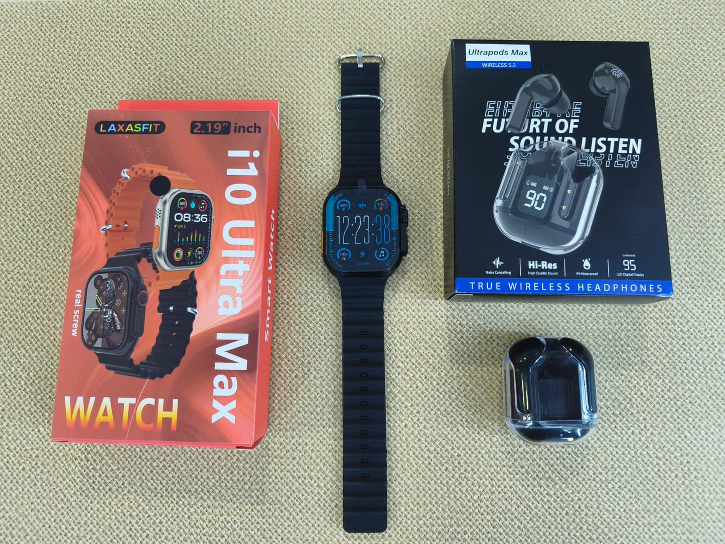 SMARTWATCH+AUDIFONOS