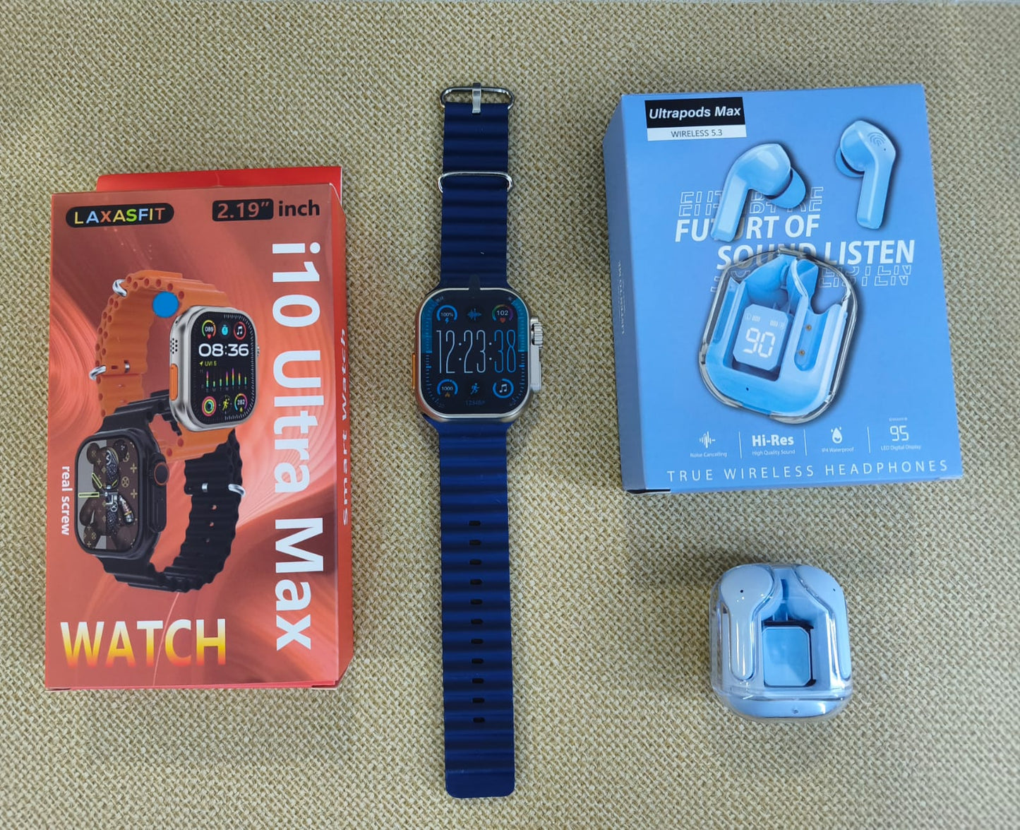 SMARTWATCH+AUDIFONOS