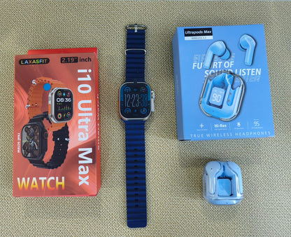 SMARTWATCH+AUDIFONOS